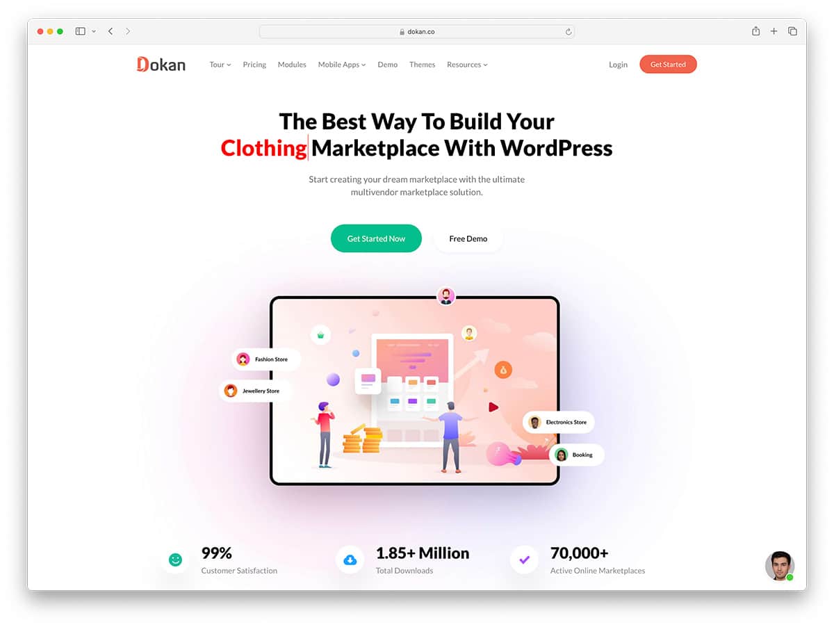 Dokan - WooCommerce multi vendor marketplace solution