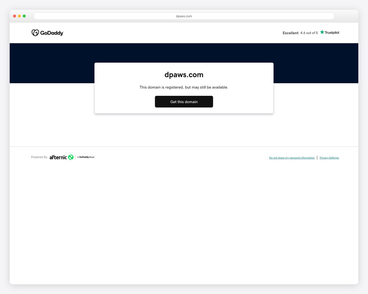 dulci paws website example