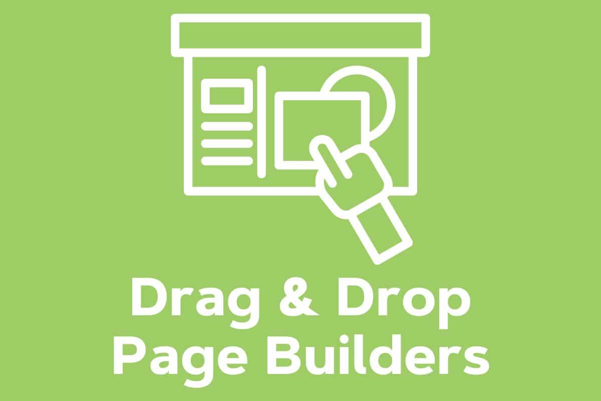 drag and drop page builders