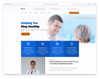 Drcare website template