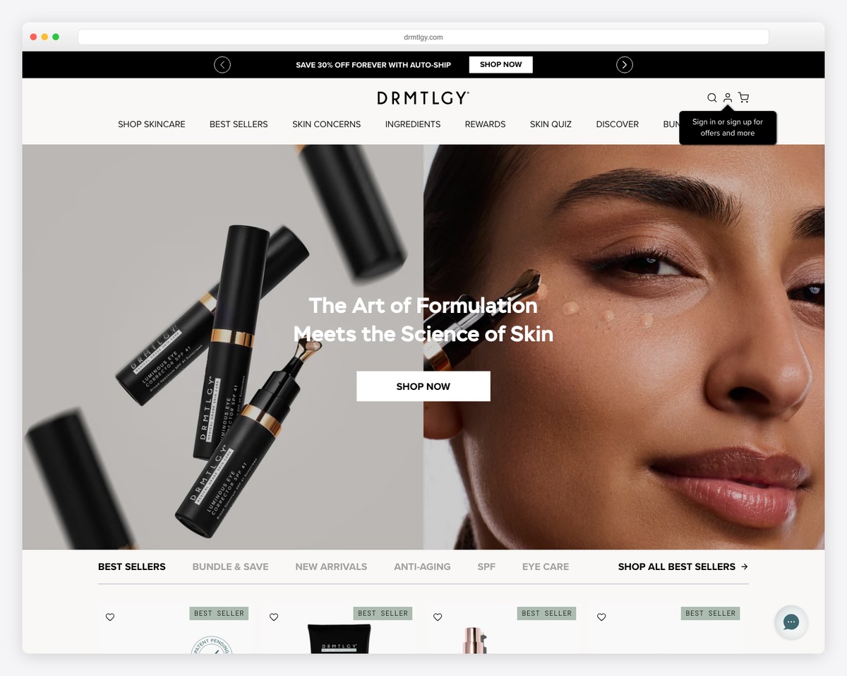 drmtlgy website example