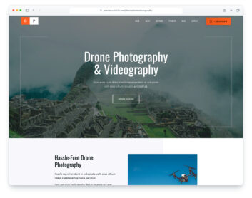 DronePhotography website template