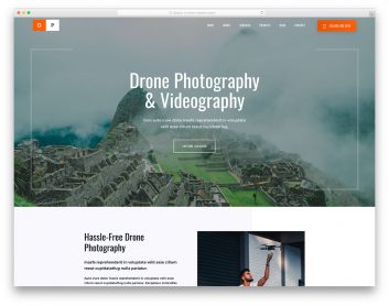 DronPhotography Free Template