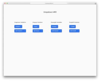 Dropdown V01 UI snippet