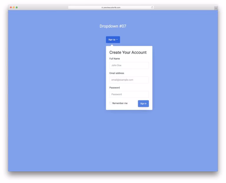 30 Best Free Bootstrap Dropdown Templates Templates 2026 - Colorlib