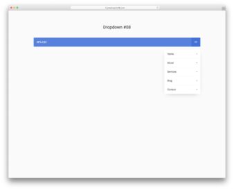 Dropdown V08 UI snippet