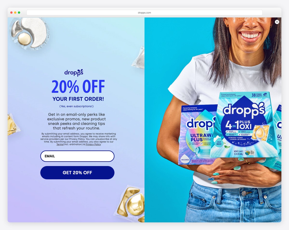 dropps startup website