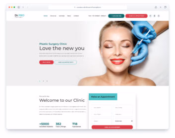DrPro website template