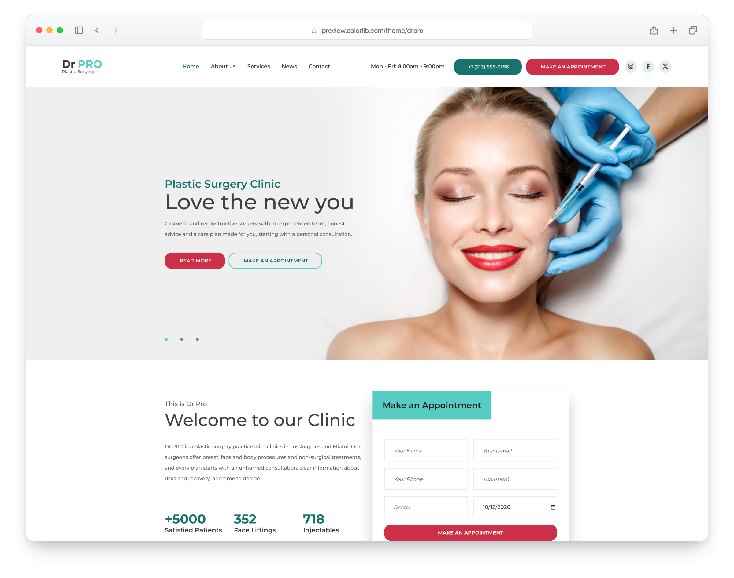 DrPro website template
