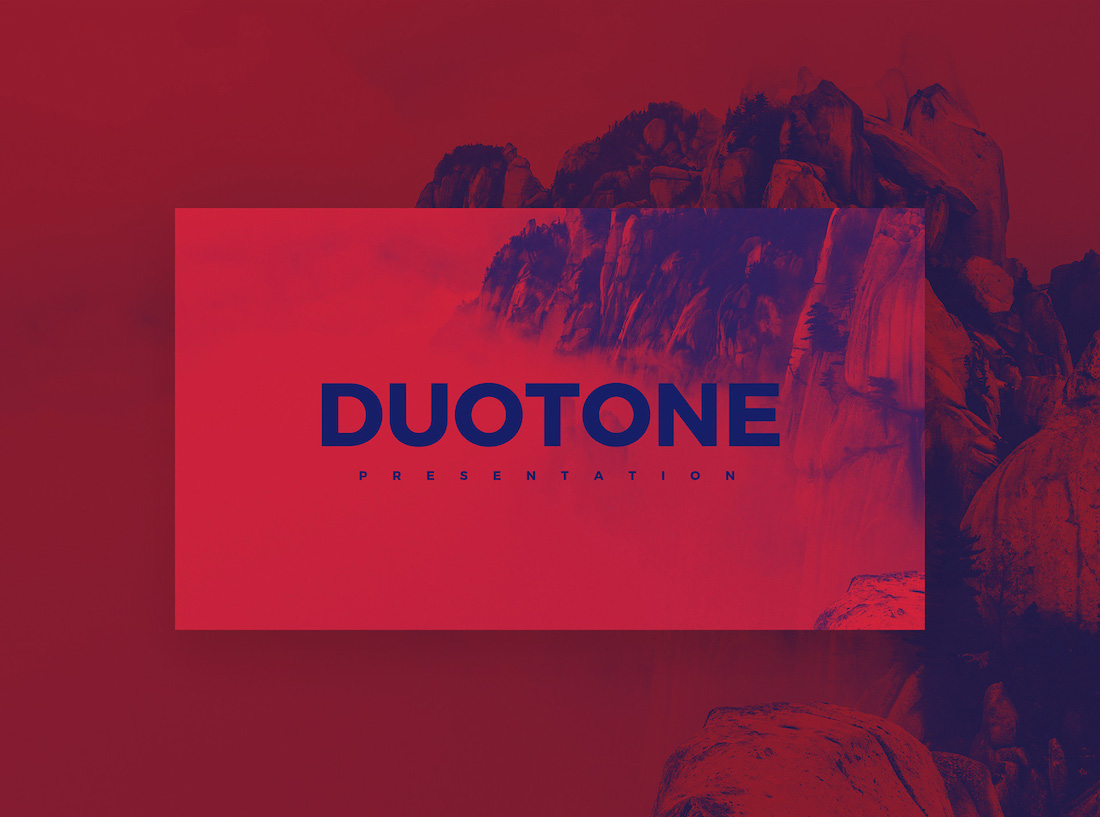 duotone free keynote template