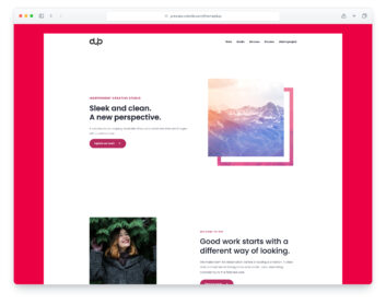 Dup website template