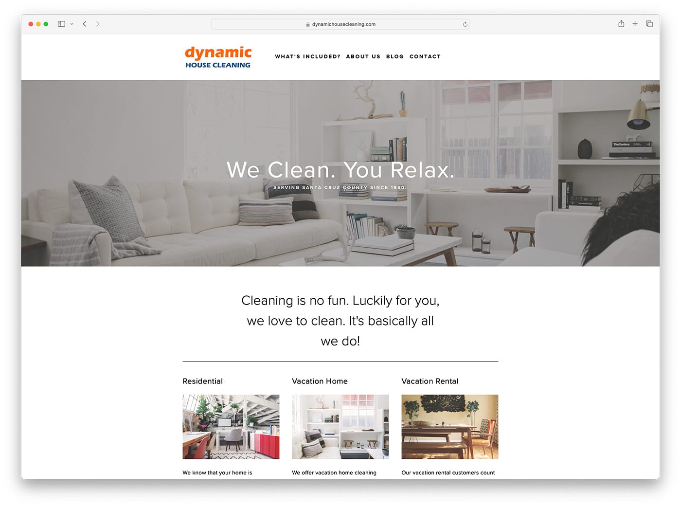 dynamic house cleaning services company