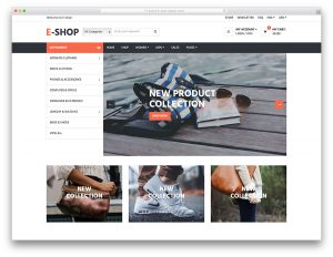 E-Shop website template