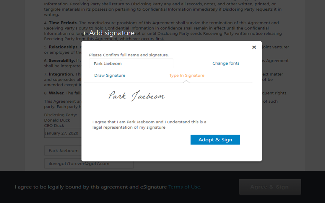 User-Friendly Electronic Signature Plugins