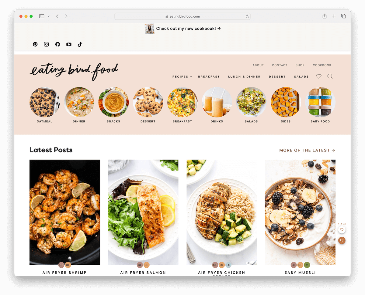 eating bird food blog example