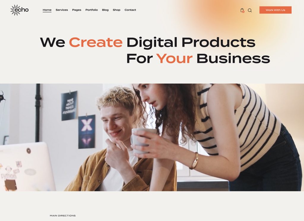 Echo - Creative Agency WordPress Theme