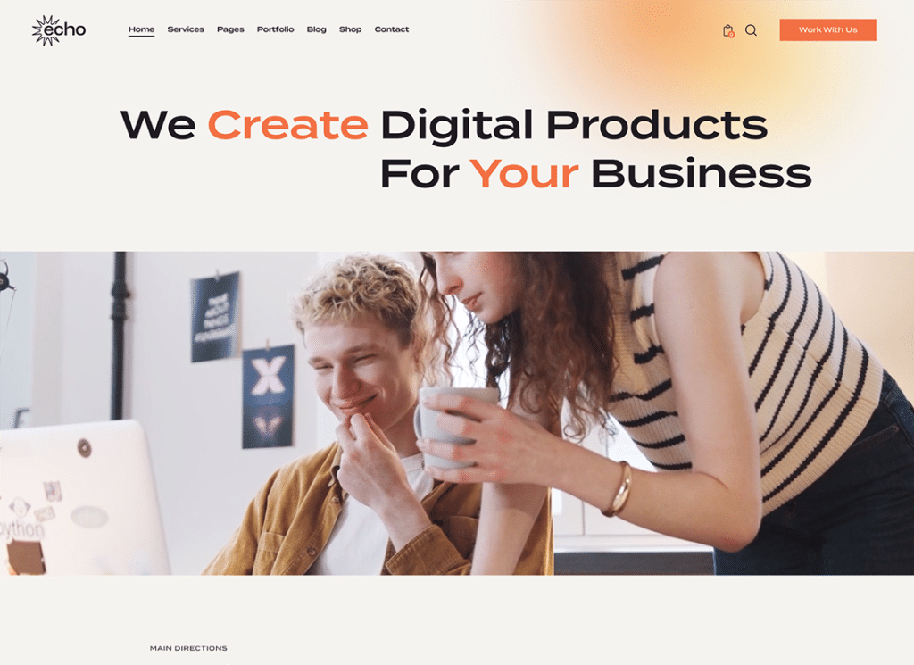 Echo | Digital Marketing & Creative Agency WordPress Theme