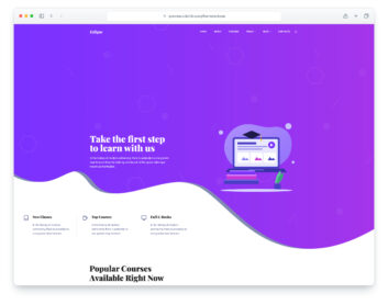 Eclipse website template
