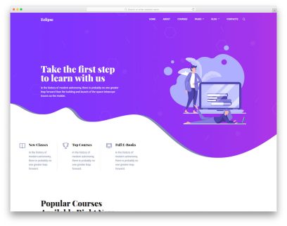 Eclipse Landing Page Template