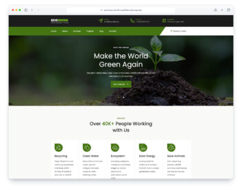 Ecogreen website template