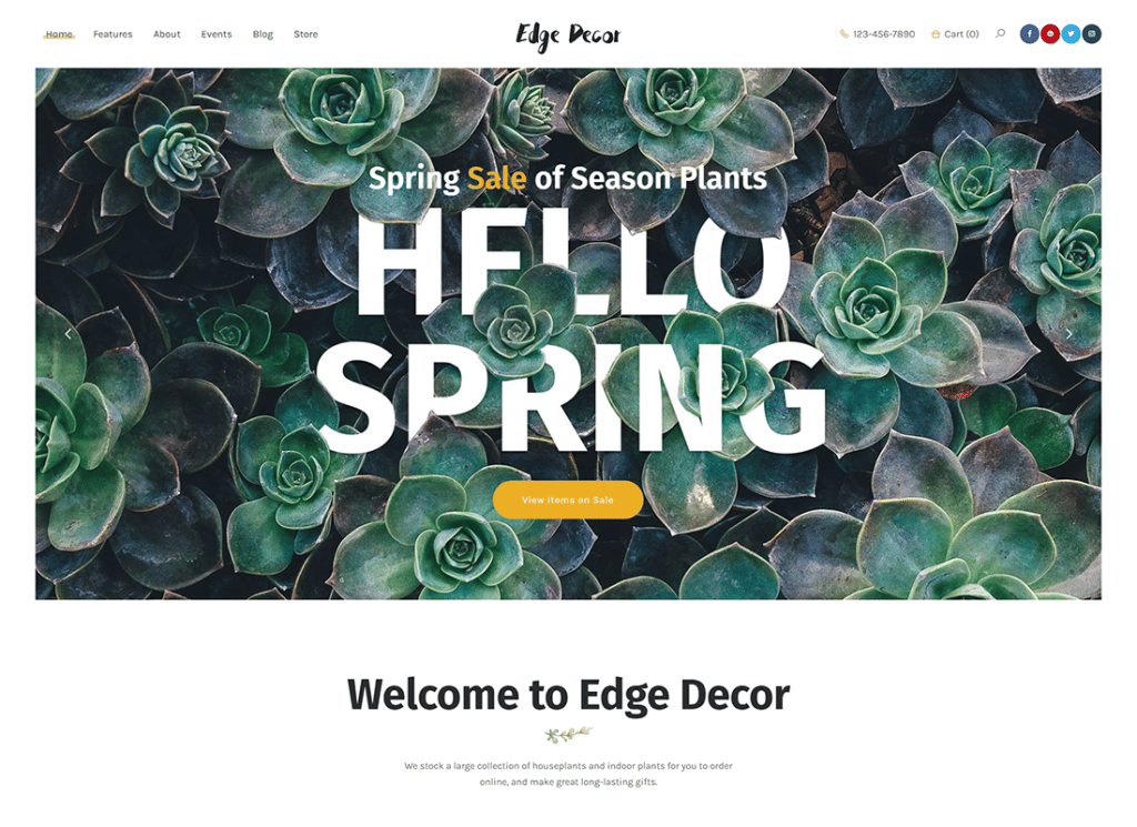 Edge Decor | A Modern Gardening & Landscaping WordPress Theme