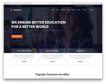 40 Best Education Website Templates 2021 Colorlib