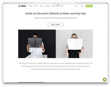 education website builders
