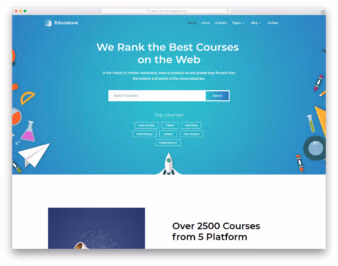 Educature website template