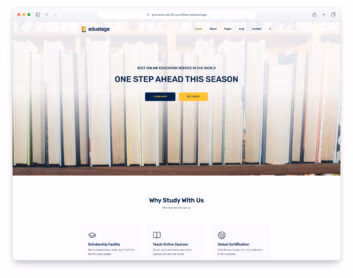 Edustage website template