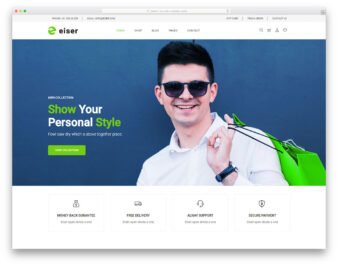Eiser website template