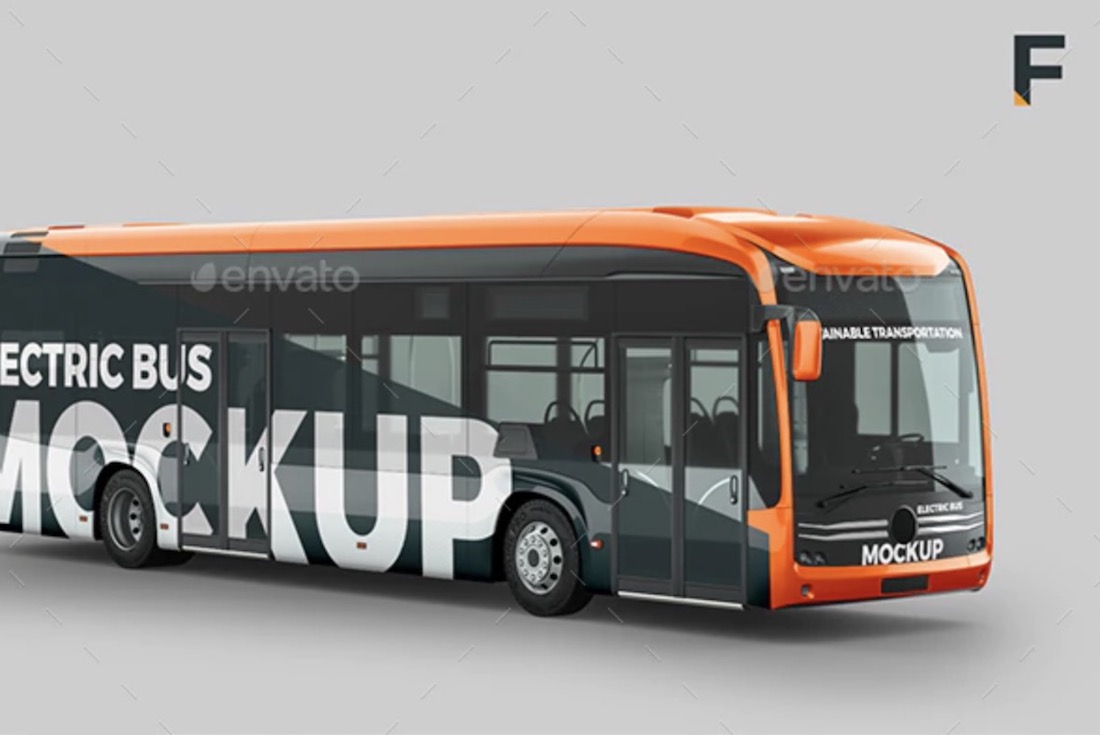electric bus mockup