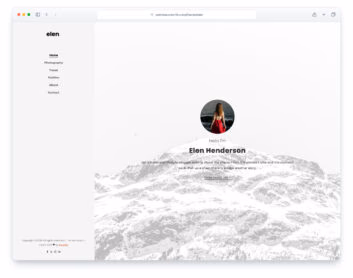 Elen website template