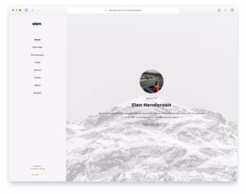 Elen website template