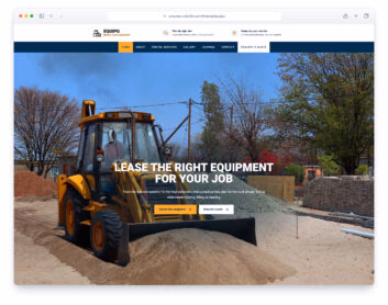 Equipo website template