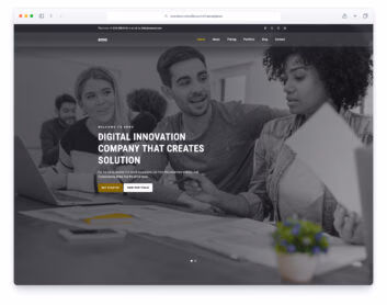 Eroo website template