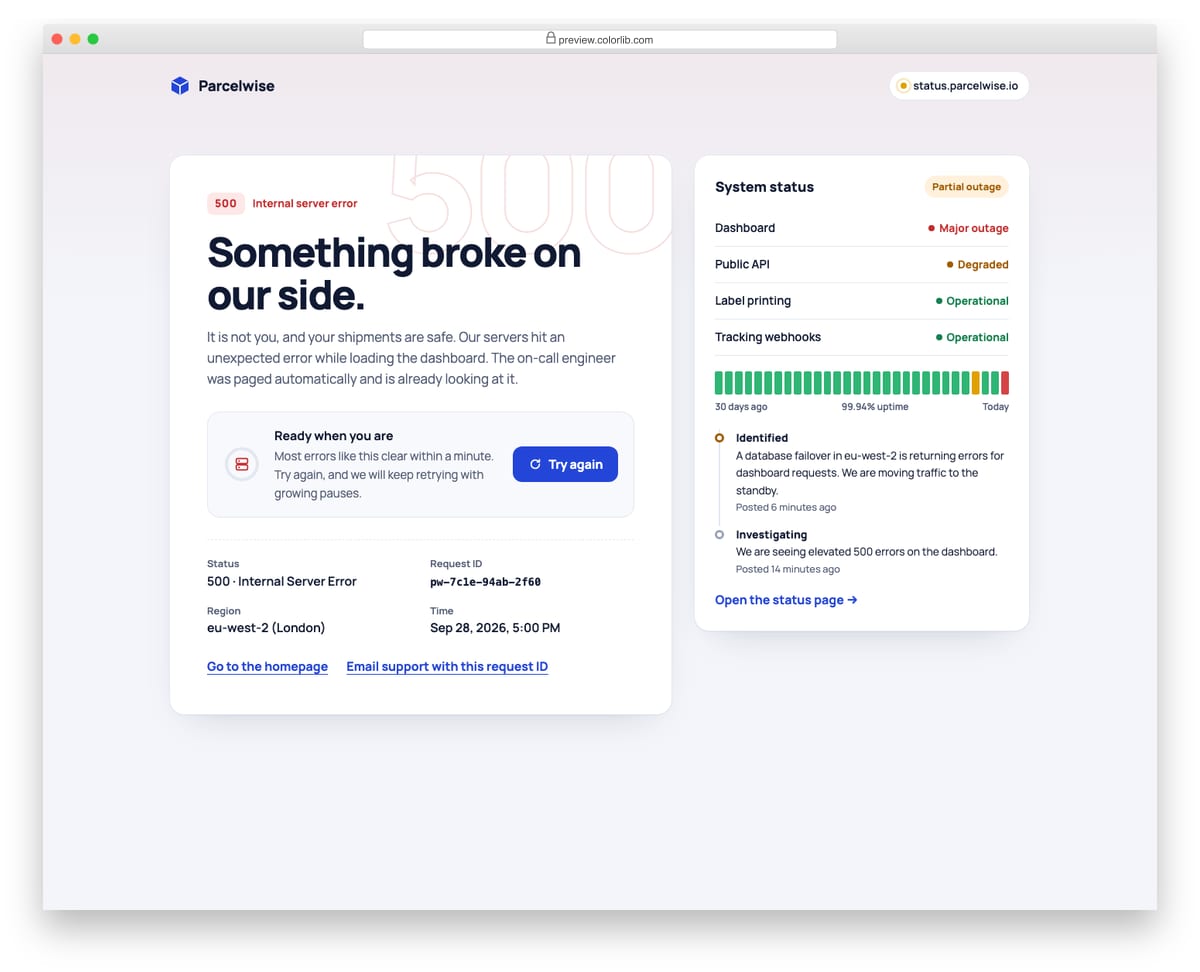 error page v06