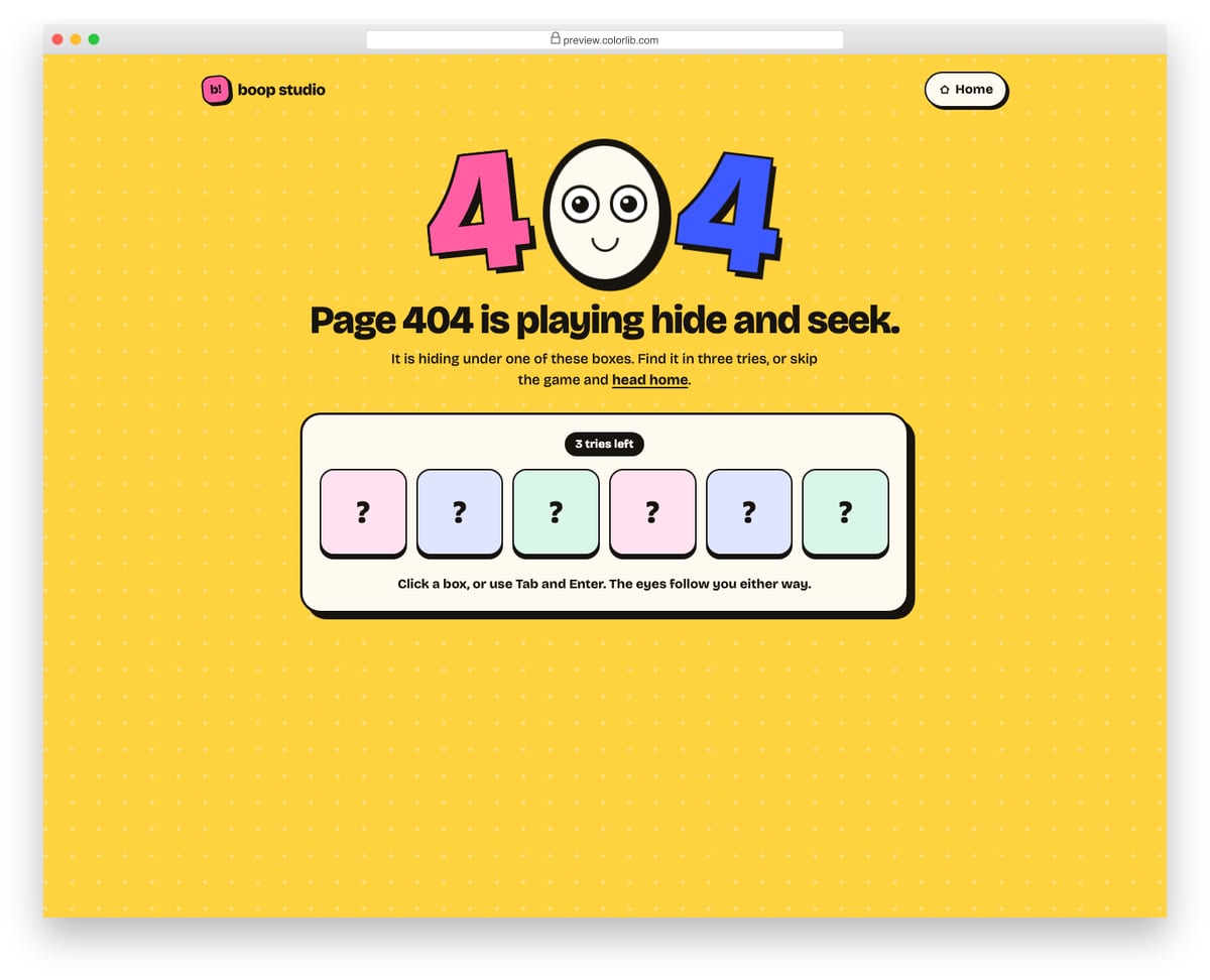 error page v09