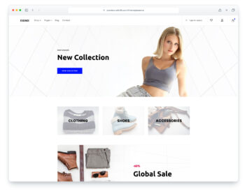 Essence website template