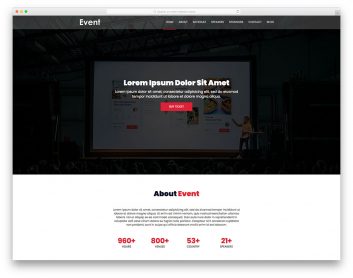 Event free template