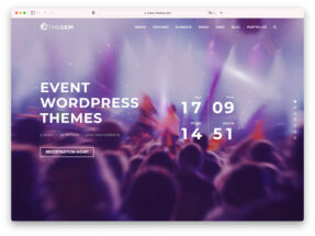 event and conference WordPress themes