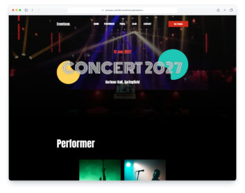 Eventcon website template