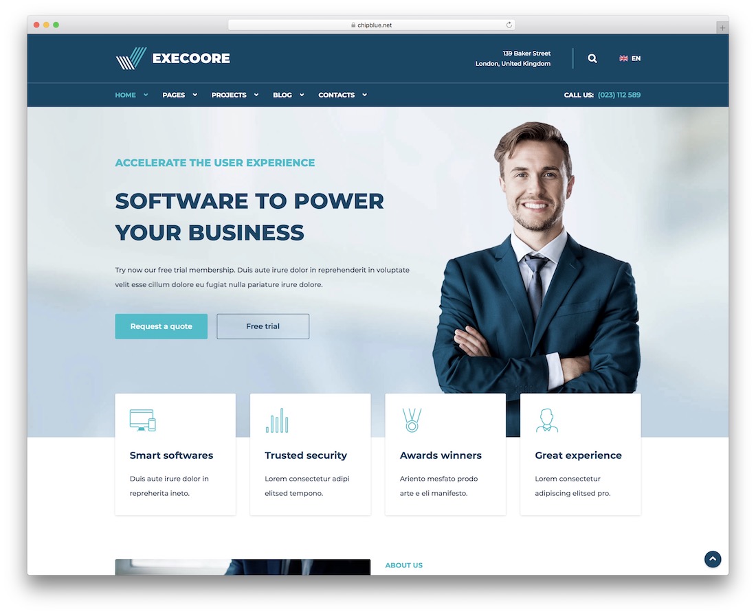 execoore drupal business website template