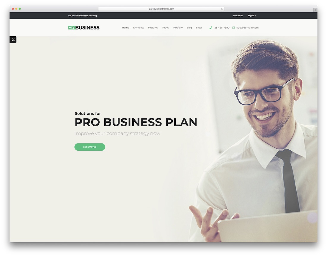 ezy consulting website template