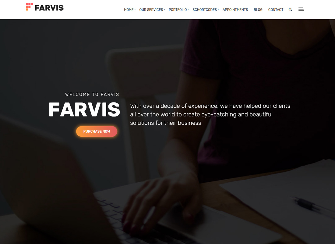 Farvis - Multipurpose WordPress Theme