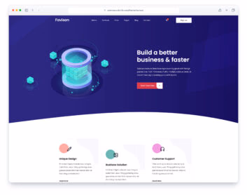Favison website template