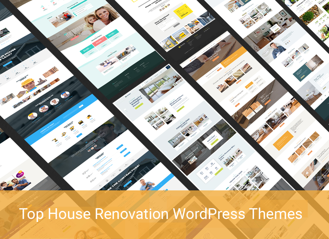 Below, you will find 20 + top house renovation WordPress themes that suit best design studios and renovation services companies.
