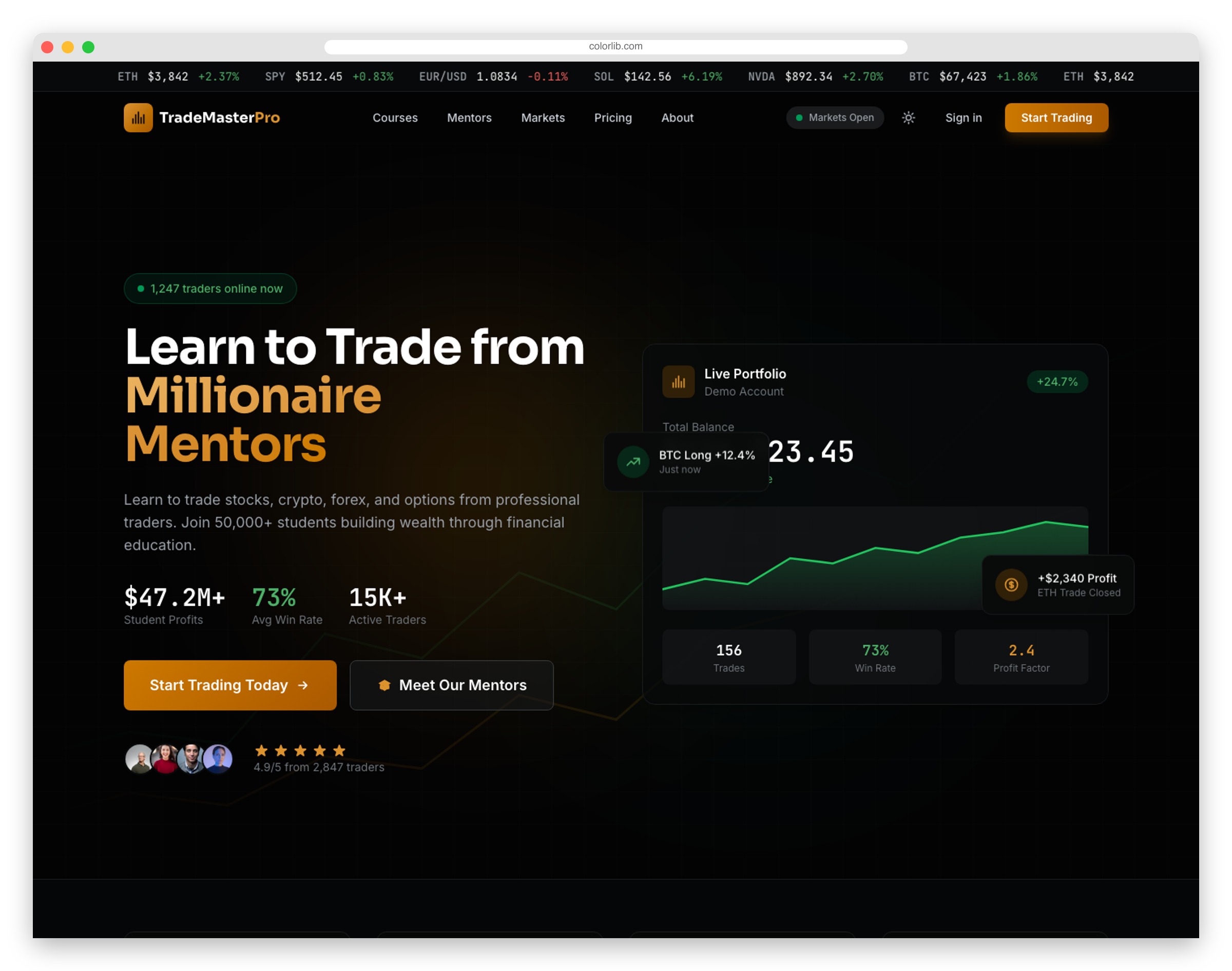 FinanceFlow Template