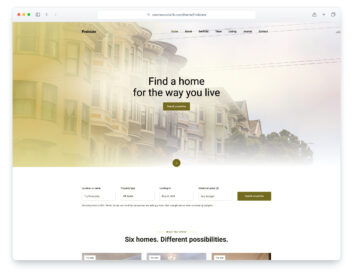 Findstate website template