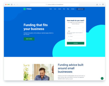 Finlone website template