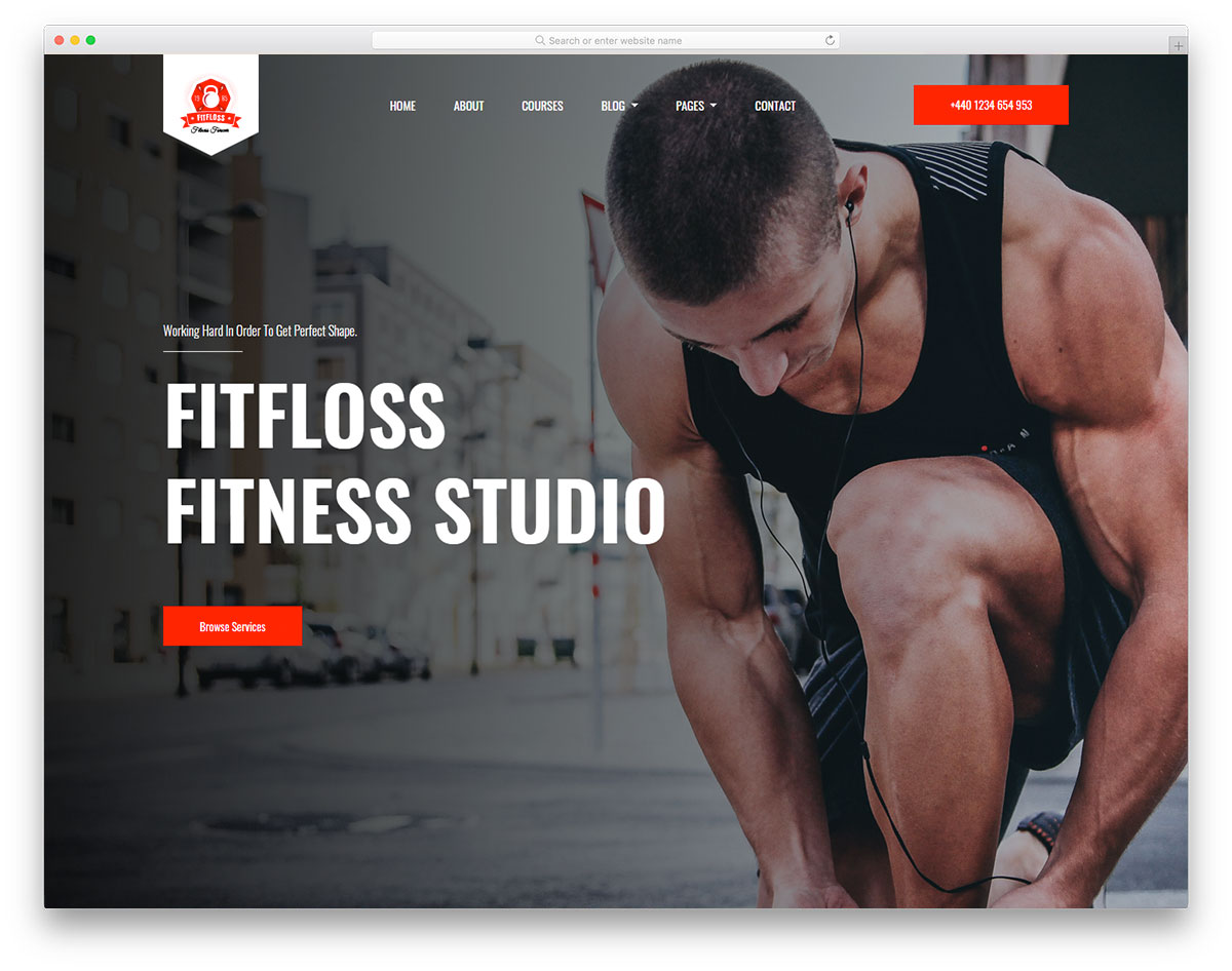 Fitfloss Free Template